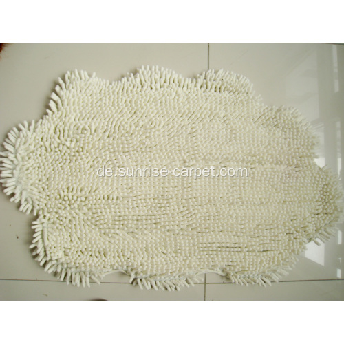 Chenille-Teppich Mikrofaser- und Polyester-Teppich
